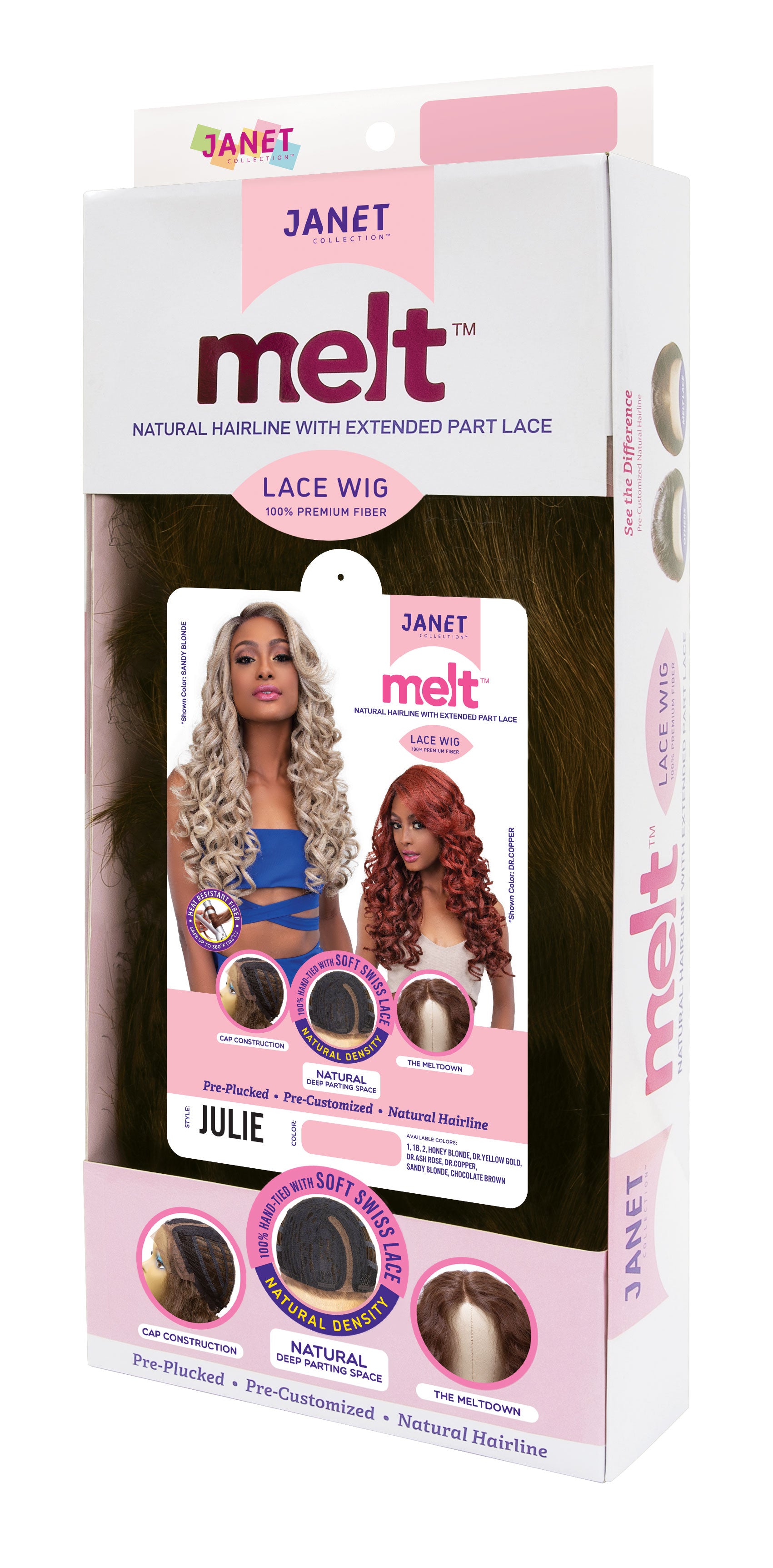 MELT EXTENDED PART LACE JULIE WIG