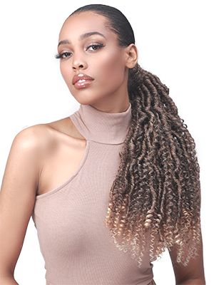 BOBBI BOSS® - TRESSUP PONYTAIL - MOD042 NU LOCS WATER BOHO 18