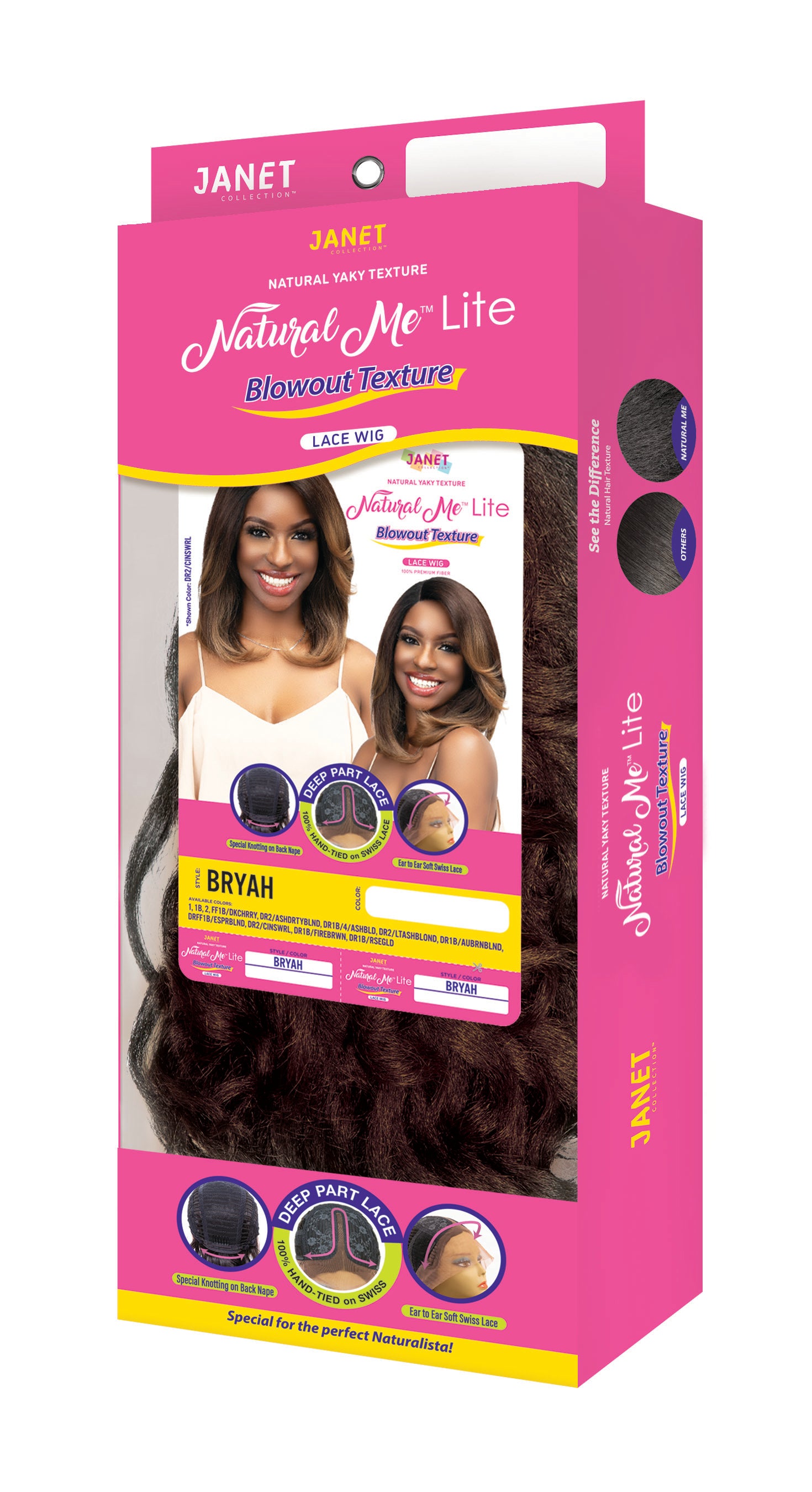 JANET COLLECTION NATURAL ME LACE LITE - BRYAH WIG