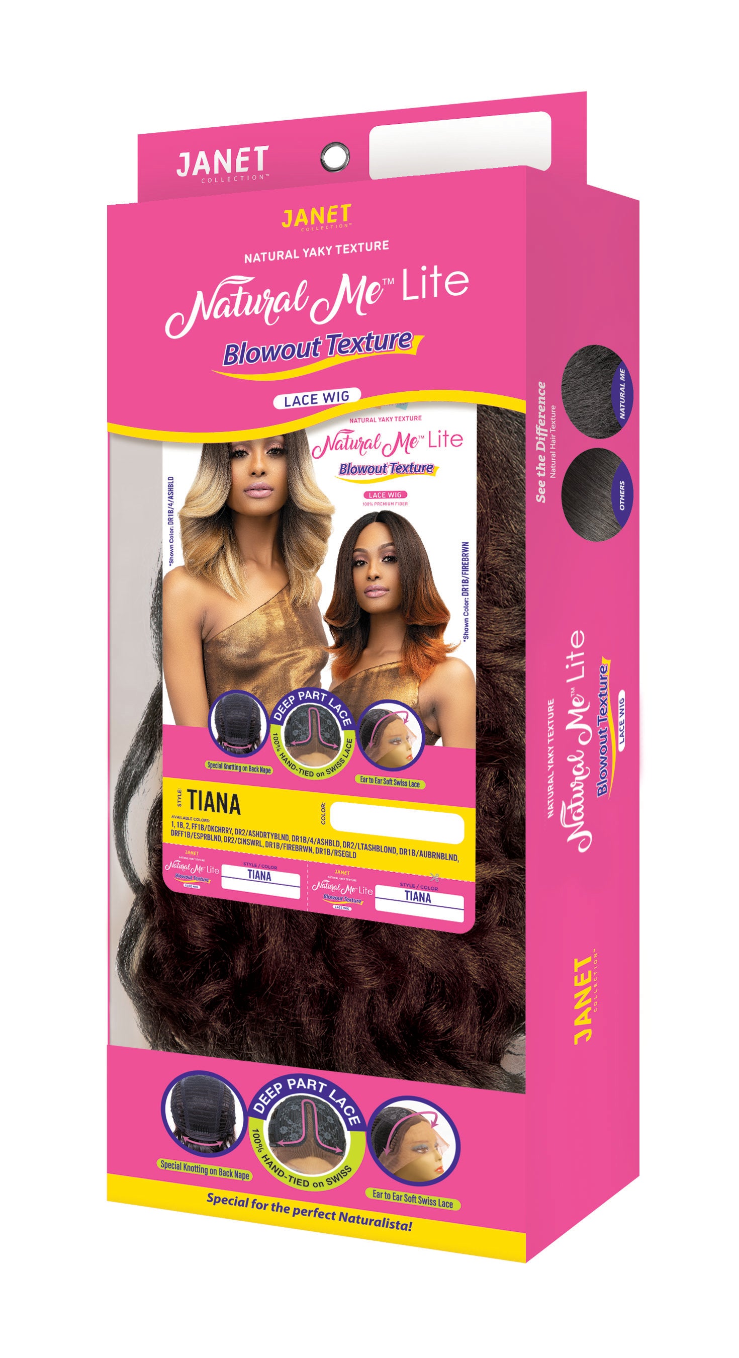 JANET COLLECTION NATURAL ME LACE LITE TIANA WIG