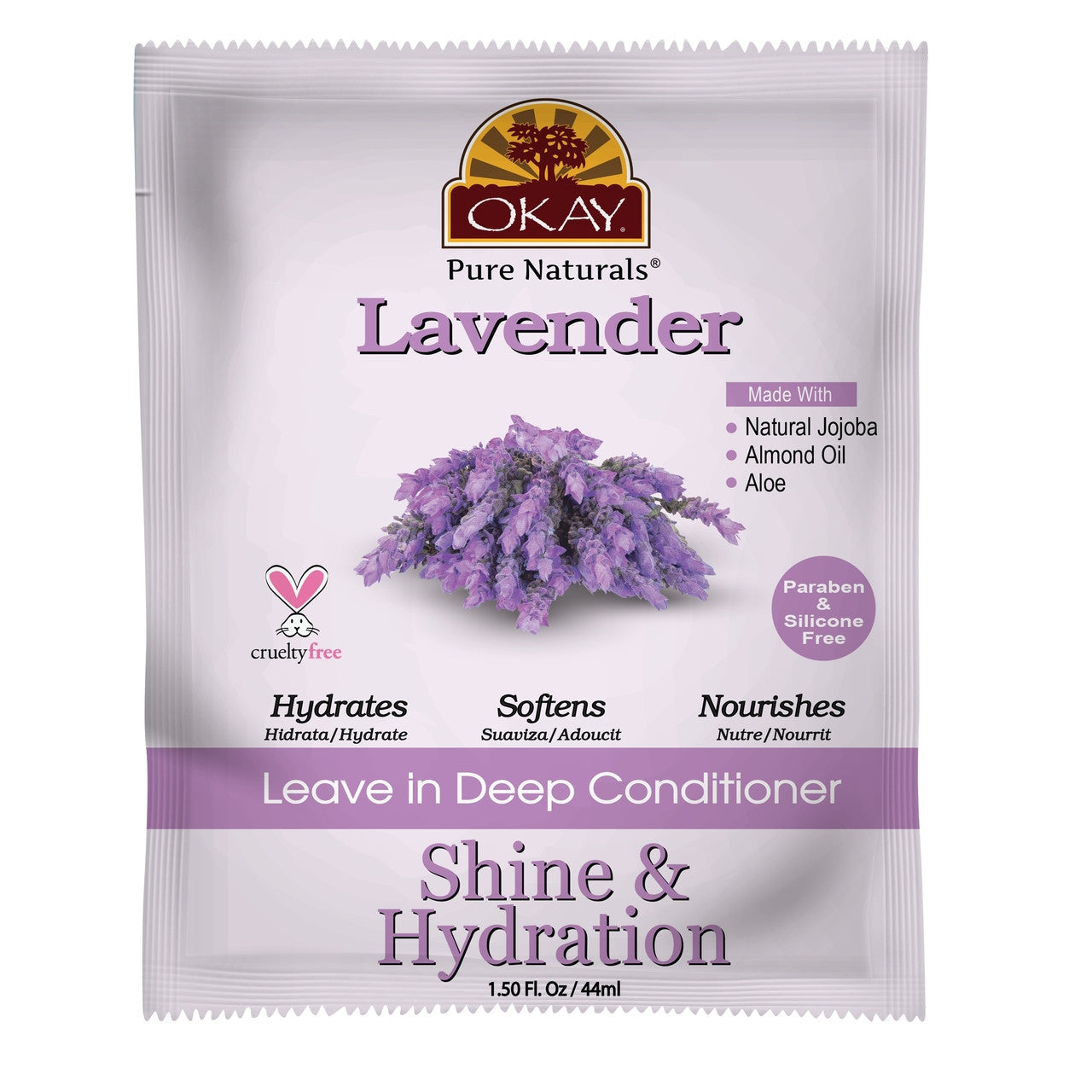 OKAY LEAVE-IN DEEP CONDITIONER PACKETTES 1.25 OZ