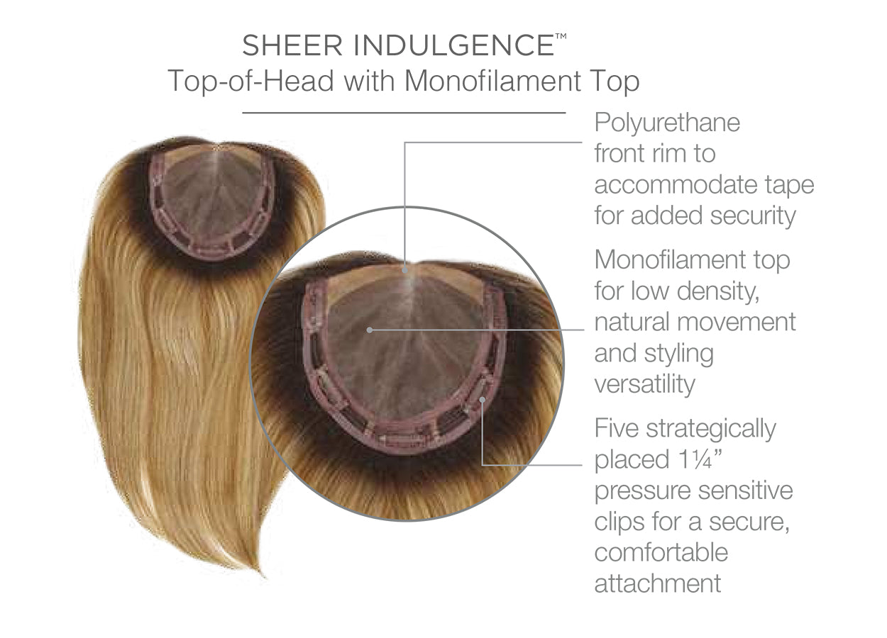 RAQUEL WELCH - STYLE FORWARD 16″ TOP HAIR PIECE