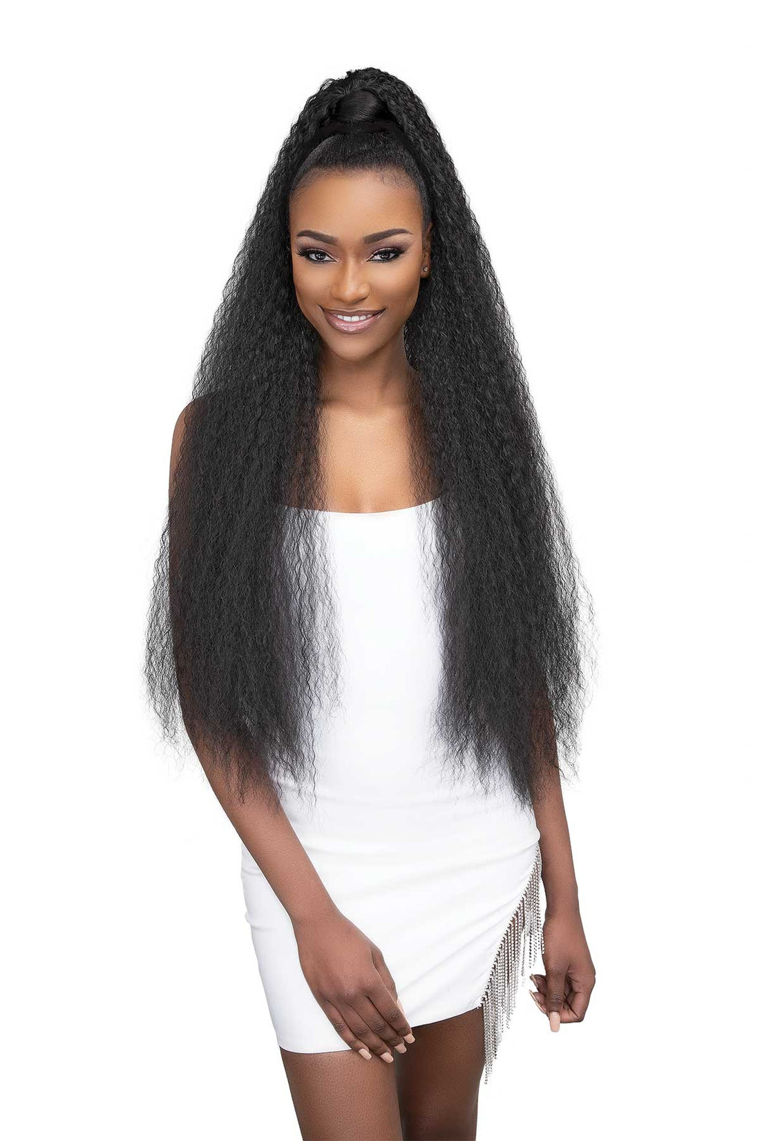 JANET ESSENTIALS - SNATCH WRAP FRENCH PONY TAIL - 32"