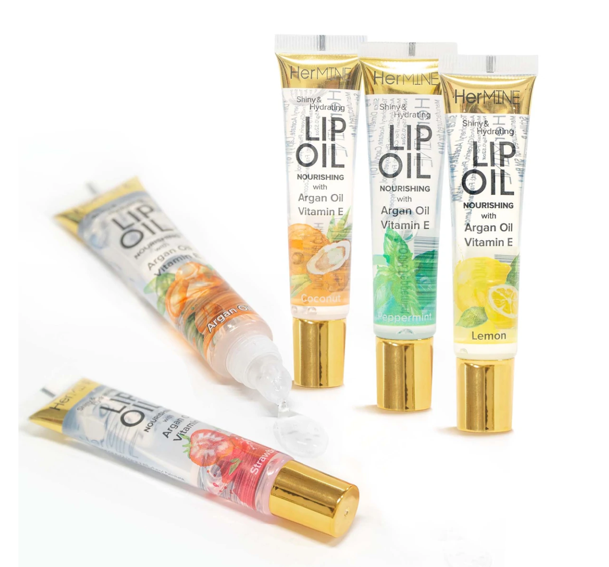 HERMINE LIP OIL WITH ARGAN OIL & VITAMIN