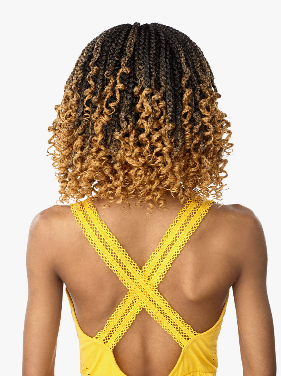 SENSATIONNEL - CLOUD9 SWISS LACE WIG - 4X4 FEED IN BOX BRAID TWIST 12"
