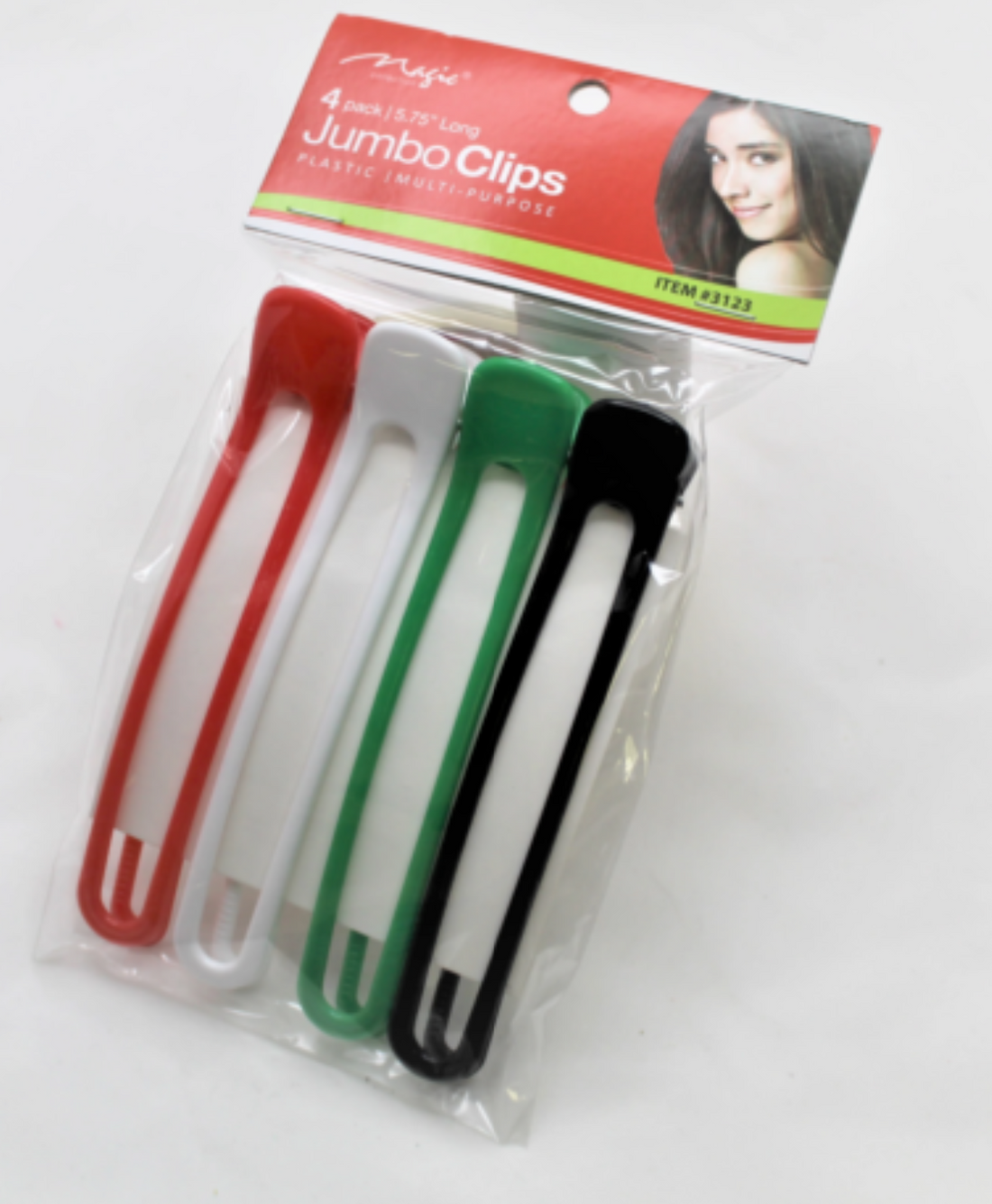 MAGIC COLLECTION 4 PIECES OF JUMBO CLIPS - 5.75" LONG