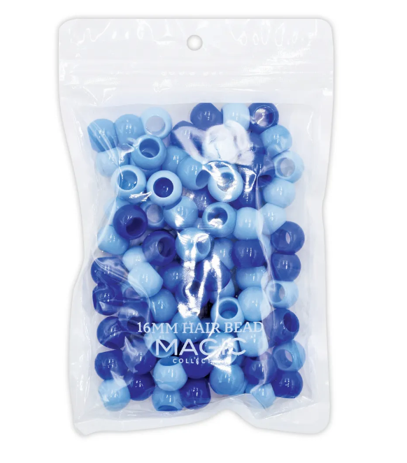 MAGIC COLLECTION - 16mm ROUND HAIR BEADS