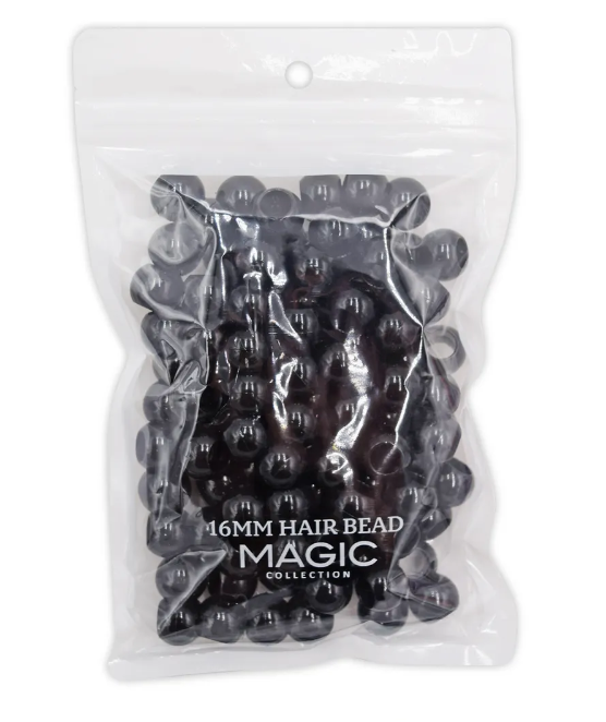 MAGIC COLLECTION - 16mm ROUND HAIR BEADS