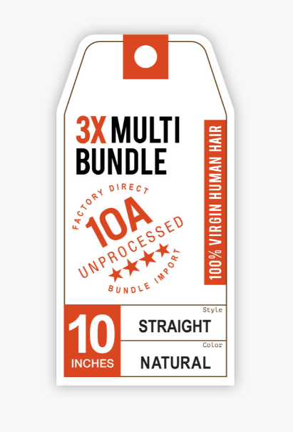 SENSATIONNEL - 10A 3X MULTI BUNDLE (BARE & NATURAL) – STRAIGHT BUNDLED HAIR