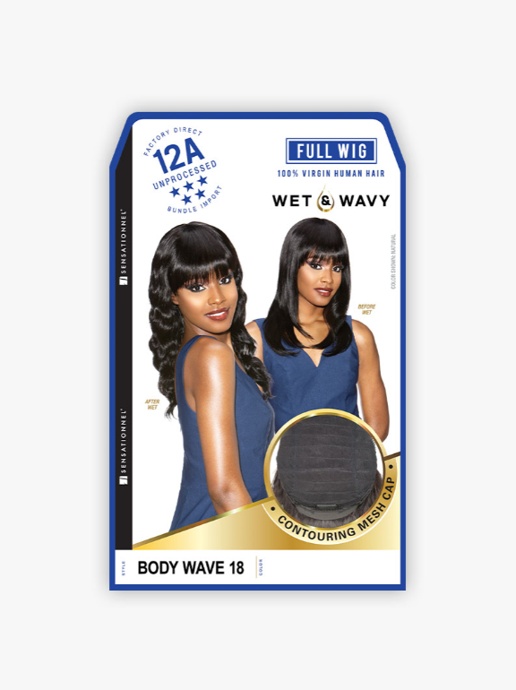 SENSATIONNEL - 12A WET & WAVY BODY WAVE 18” WIG