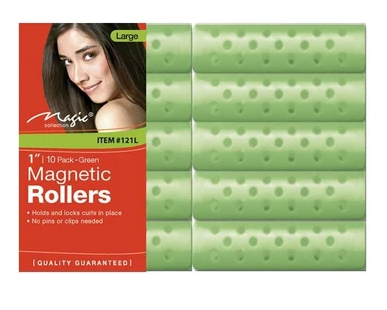 MAGIC COLLECTION MAGNETIC 1" ROLLERS 10 PIECES