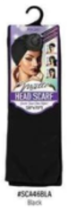 MAGIC COLLECTION STRETCH SATIN HEAD WRAP (25"x72")