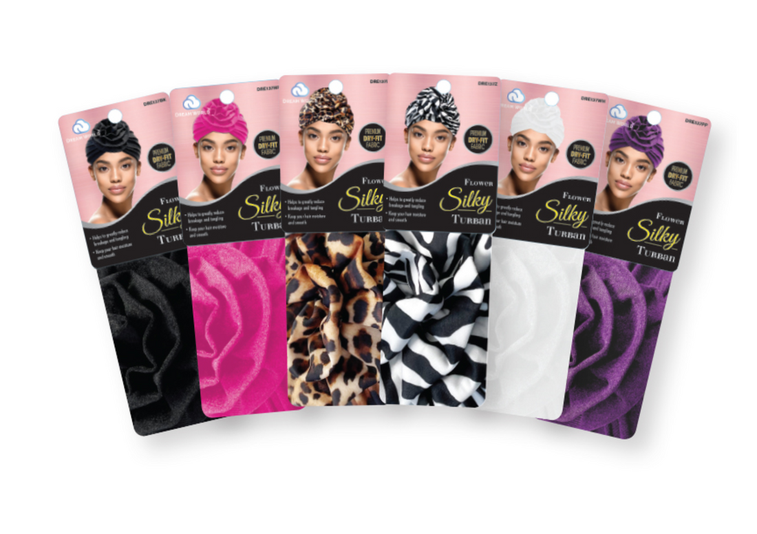 Dream World Flower Silky Turban