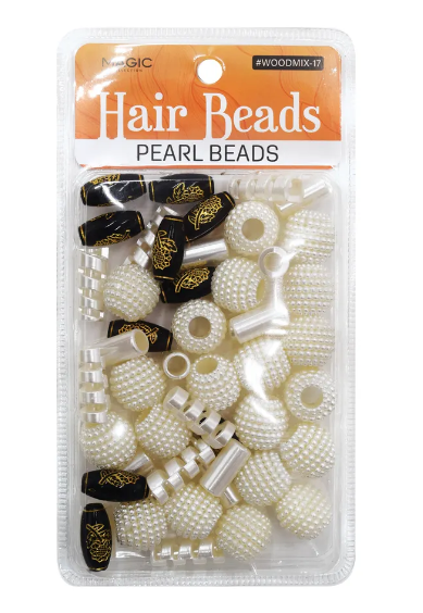 MAGIC COLLECTION WOODEN HAIR BEADS