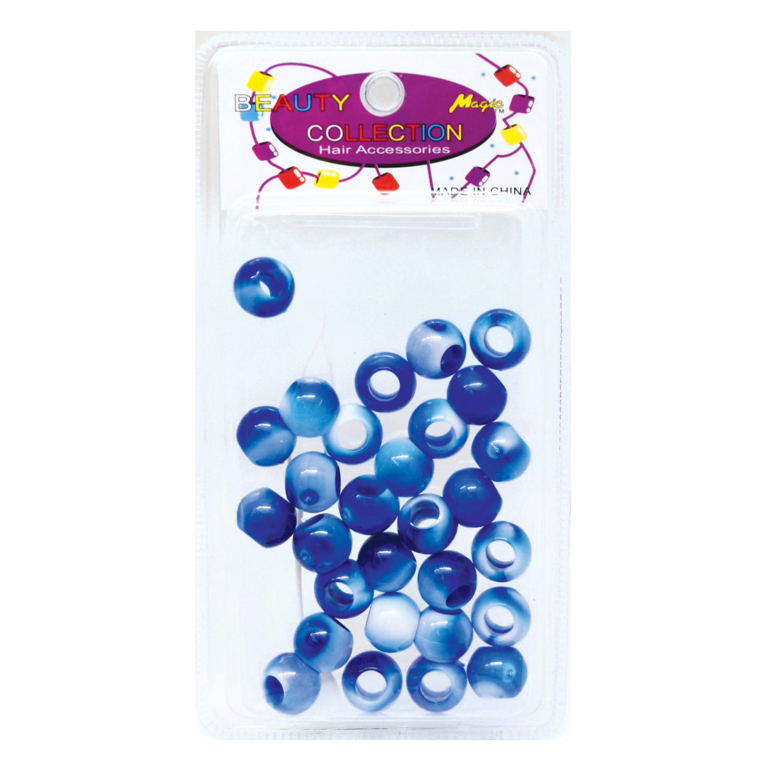 MAGIC COLLECTION - 2 TONE ROUND BEAD