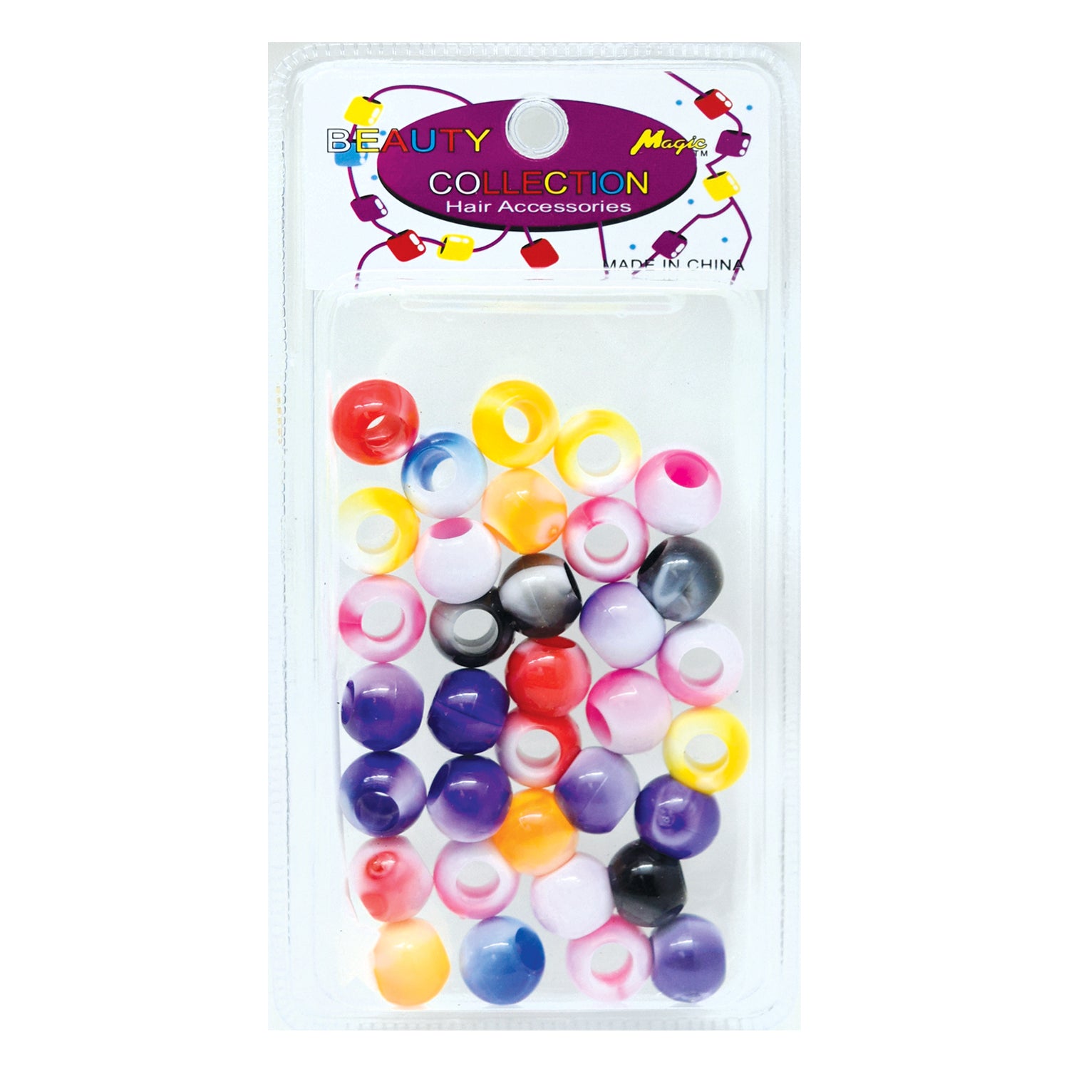 MAGIC COLLECTION  - 2 TONE ROUND BEAD