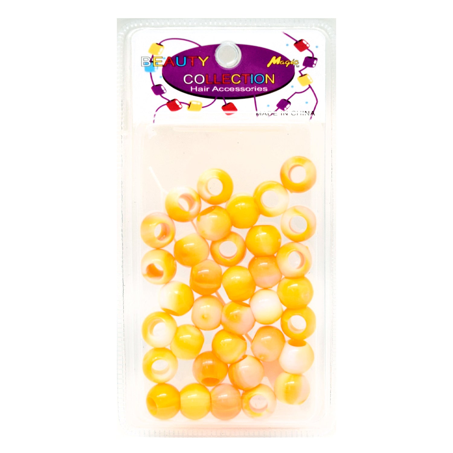 MAGIC COLLECTION  - 2 TONE ROUND BEAD