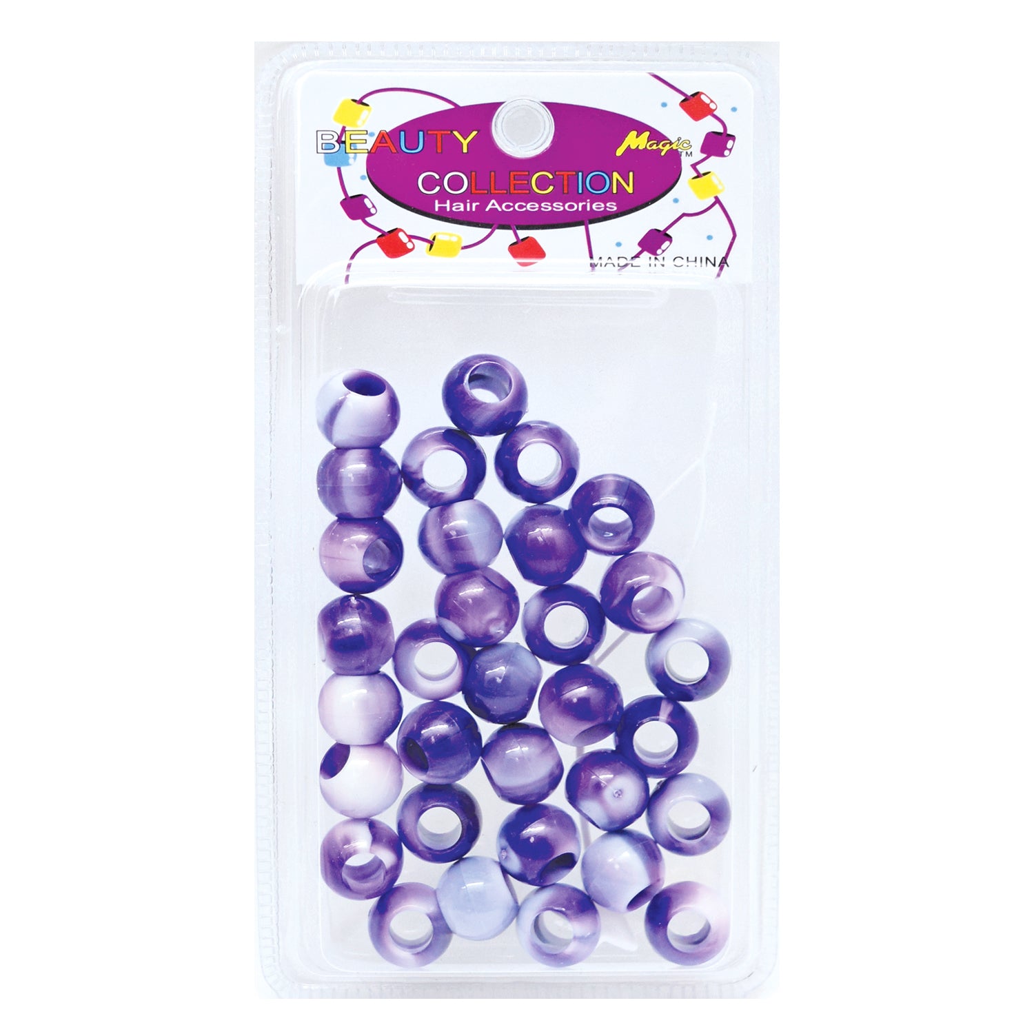 MAGIC COLLECTION  - 2 TONE ROUND BEAD