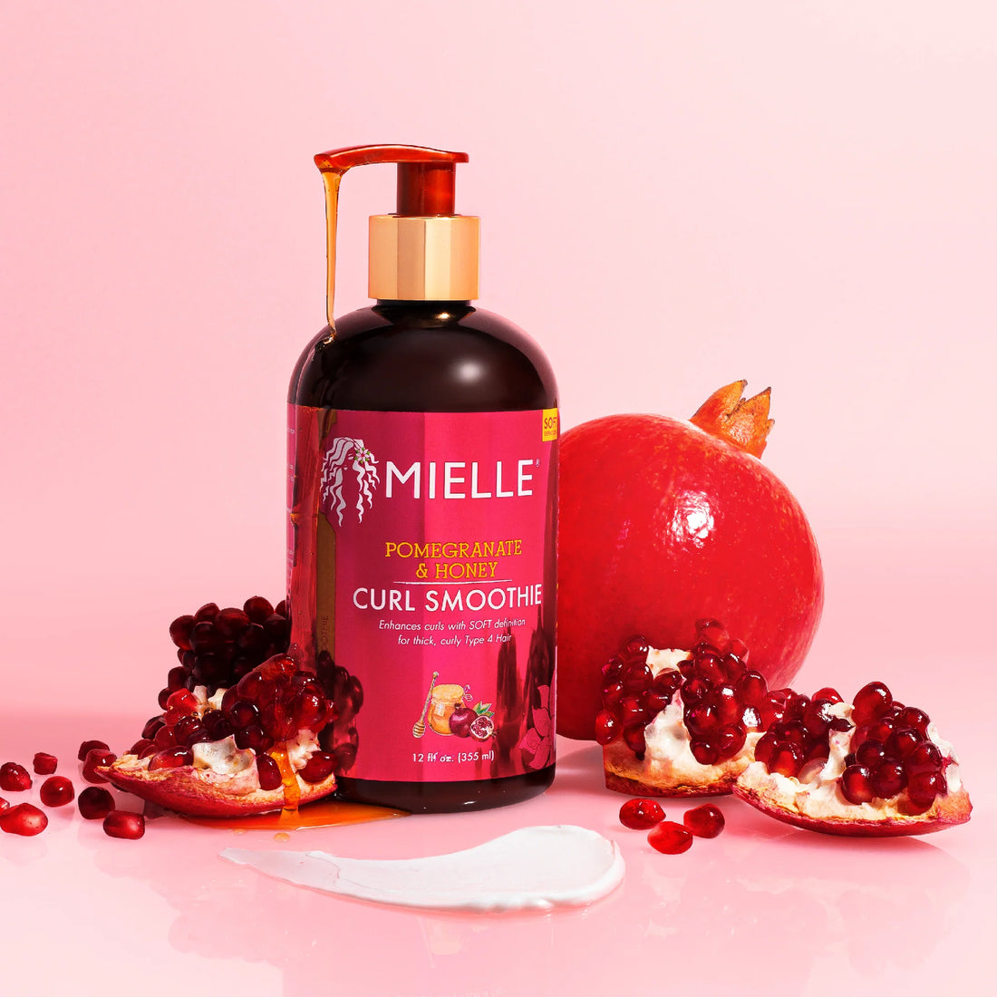 MIELLE POMEGRANATE &amp; HONEY CURL SMOOTHIE 12OZ