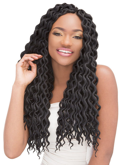 2X MAMBO NATURAL COILY LOCS 18″ CROCHET BRAIDING HAIR