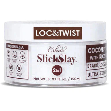 ESHA SLICKSLAY BRAIDS, LOCS &amp; EDGES GEL .85 OZ