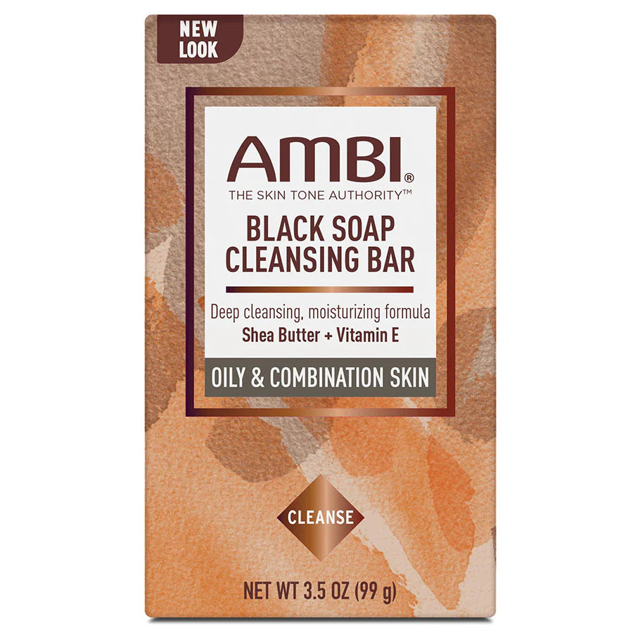 AMBI CLEANSING BLACK BAR SOAP 3.5 OZ