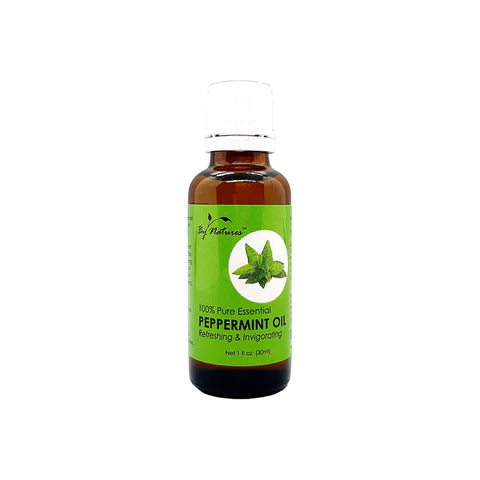 BY NATURE - PURE ESSENTIALS PEPPERMINT OIL 1OZ