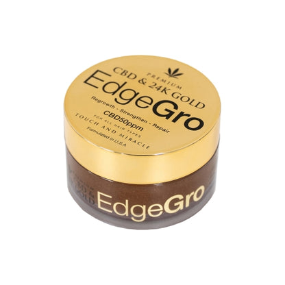 PREMIUM CBD &amp; 24K GOLD EDGE GRO+  1.58 OZ