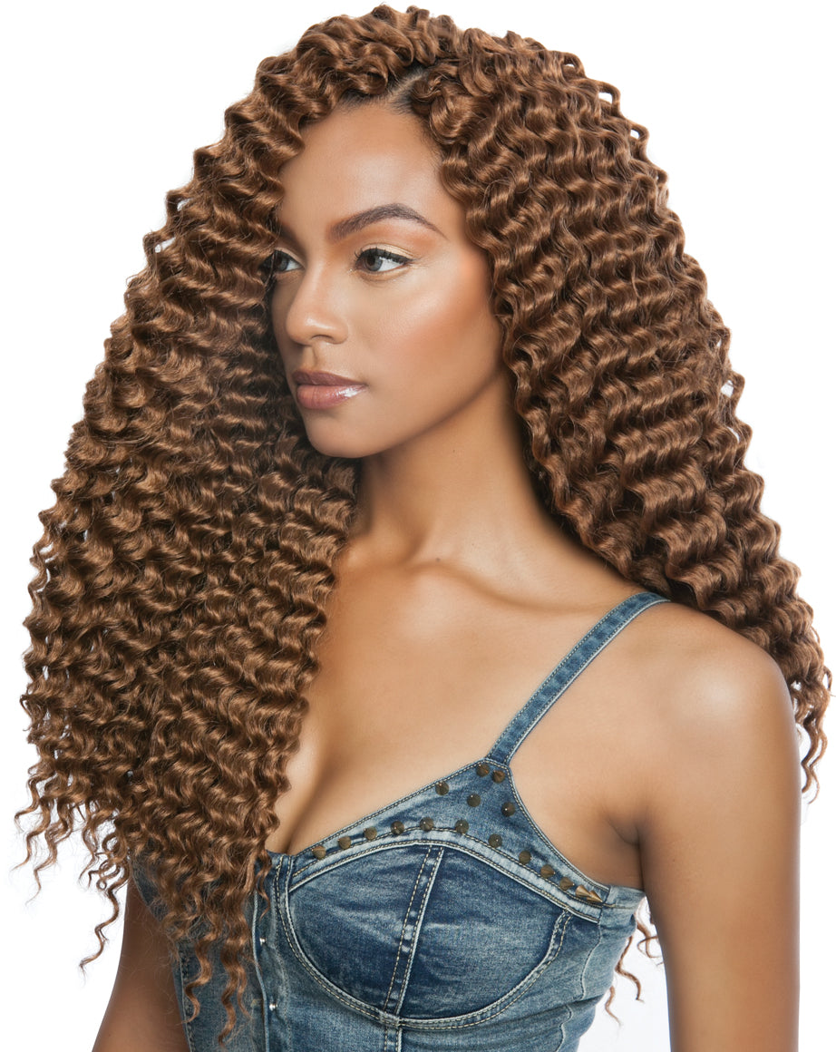 AFRI - CB05 - DOMINICAN DEEP WAVE 18&quot; CROCHET BRAIDING HAIR