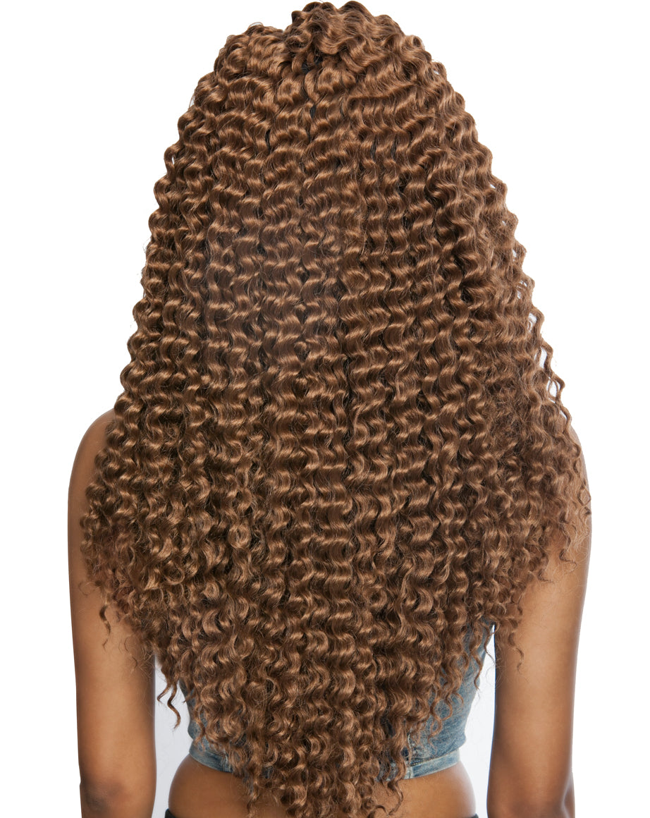 AFRI - CB05 - DOMINICAN DEEP WAVE 18&quot; CROCHET BRAIDING HAIR