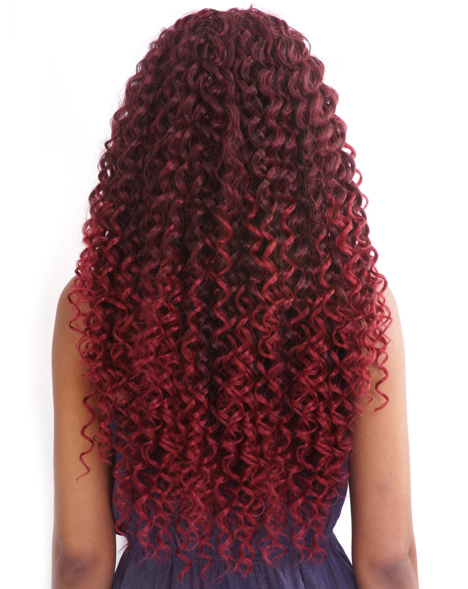 AFRI - CB1804 - BEACH CURL 18&quot; CROCHET BRAIDING HAIR