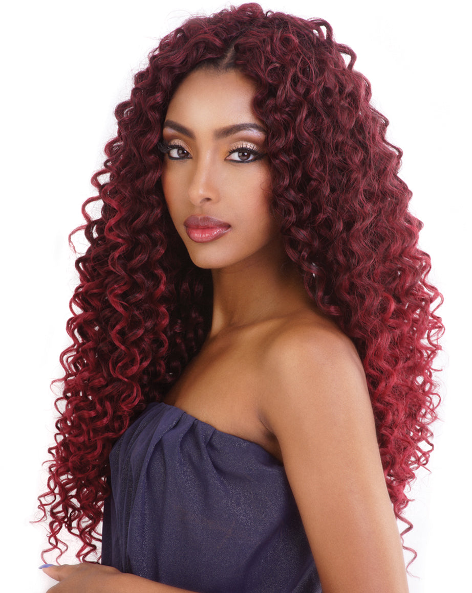 AFRI - CB1804 - BEACH CURL 18&quot; CROCHET BRAIDING HAIR