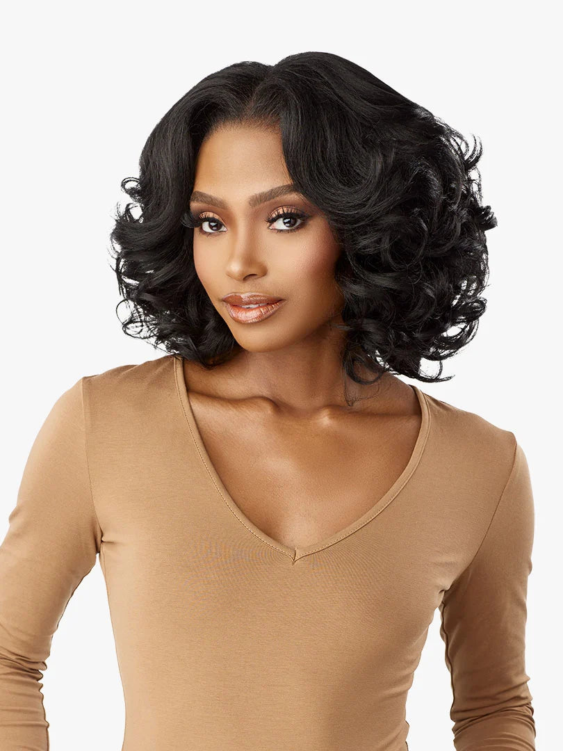 SENSATIONNEL - KINKY EDGES 13X6 KINKY BODY WAVE 14″ GLUELESS LACE WIG