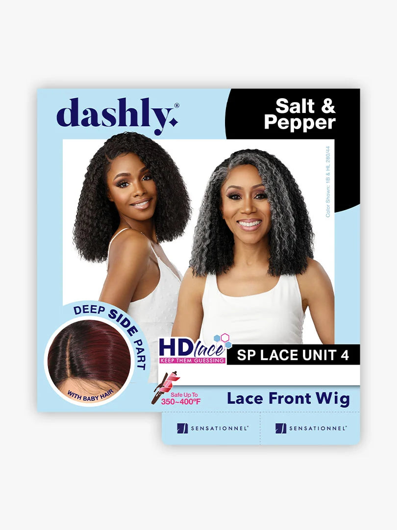 SENSATIONNEL - DASHLY LACE FRONT WIG SALT &amp; PEPPER –  UNIT 4