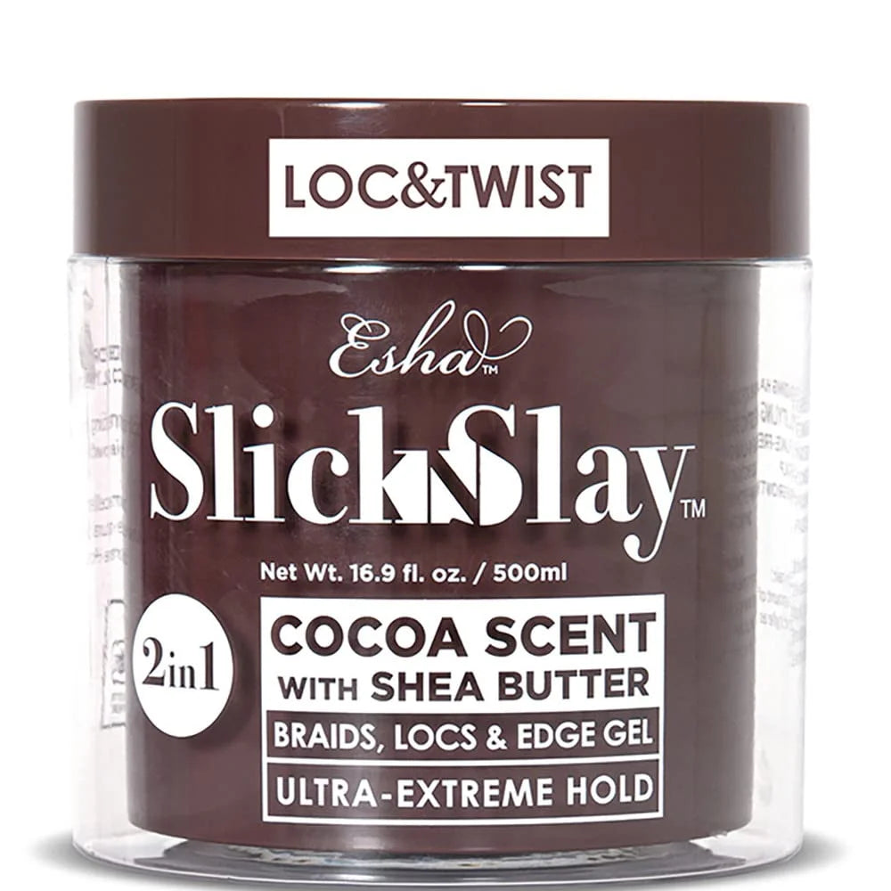 ESHA SLICKSLAY BRAIDS, LOCS &amp; EDGES GEL 16.9 OZ