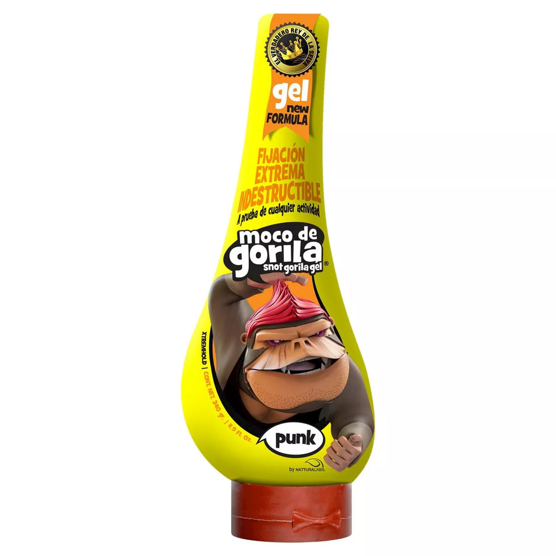 MOCO DE GORILA PUNK X-HOLD GEL [YELLOW]