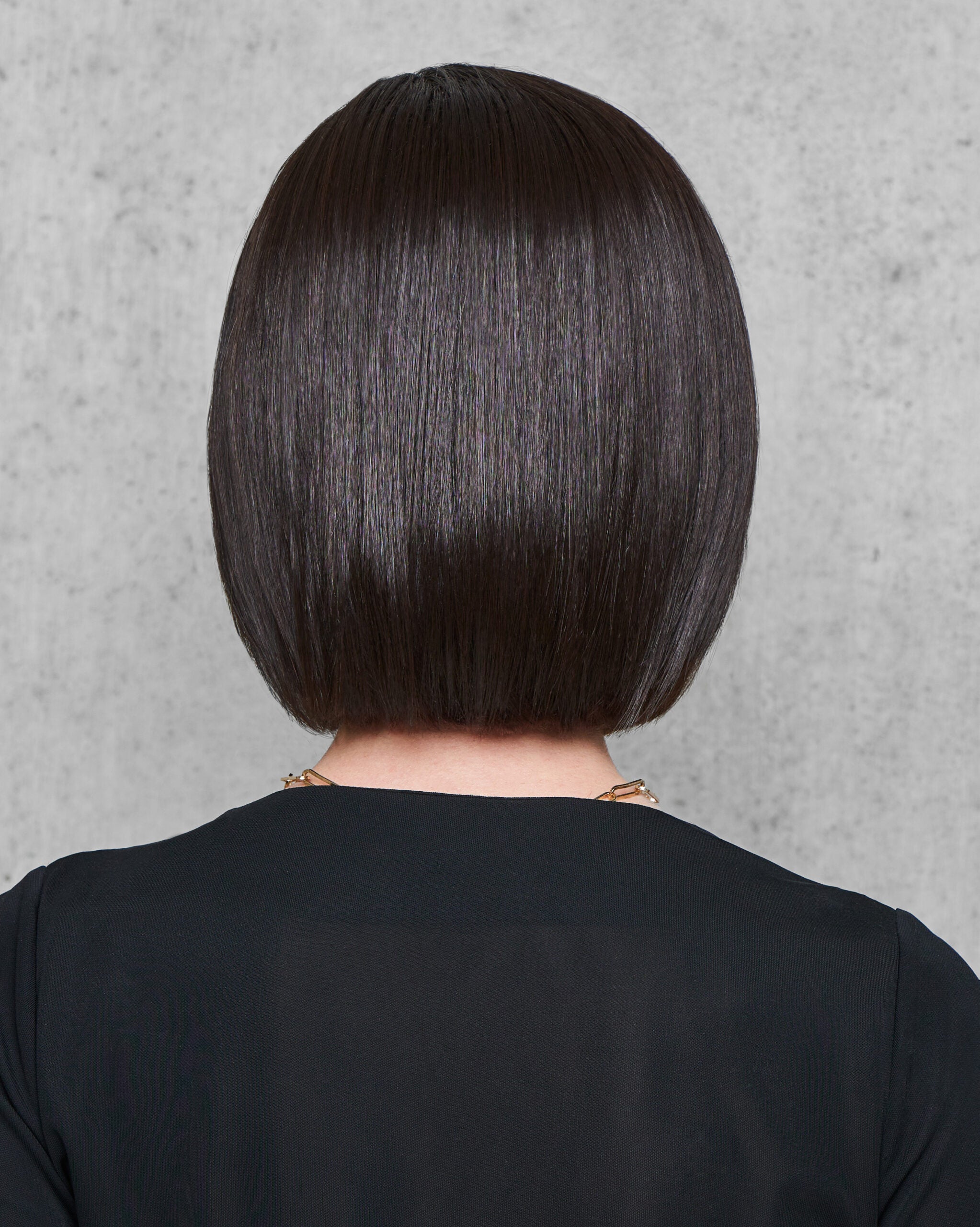 Lace Front Long Sleek Bob - Medium Brown Blend - 00764