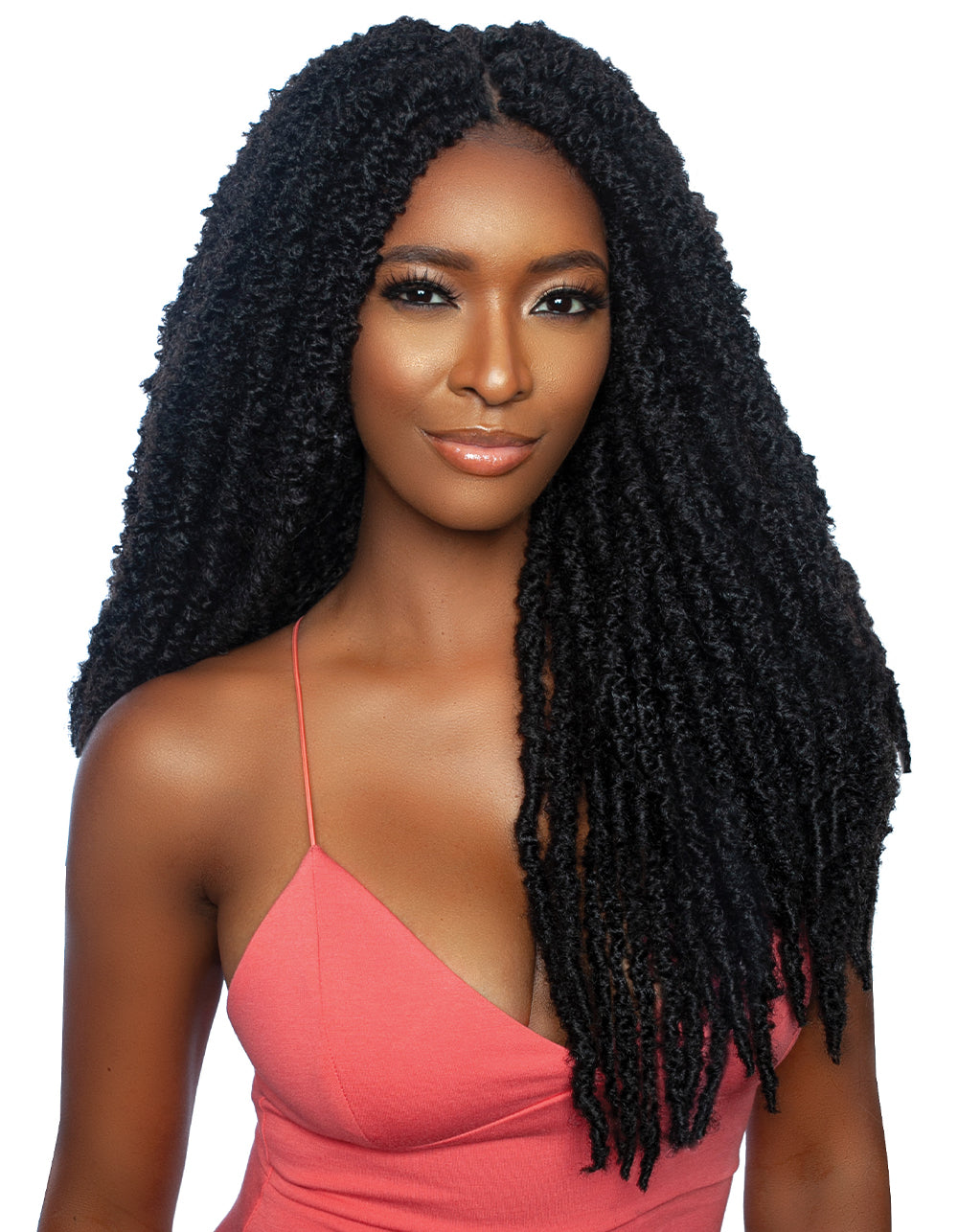 AFRI LOC205 2X BUTTERFLY LOCS 18&quot; CROCHET BRAIDING HAIR