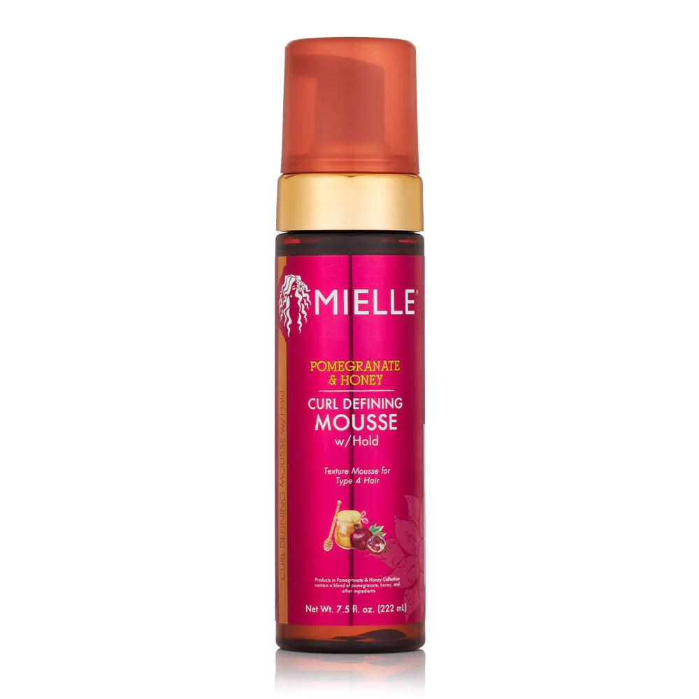 MIELLE POMEGRANATE CURL DEFINING MOUSSE with HOLD - 7.5FL OZ