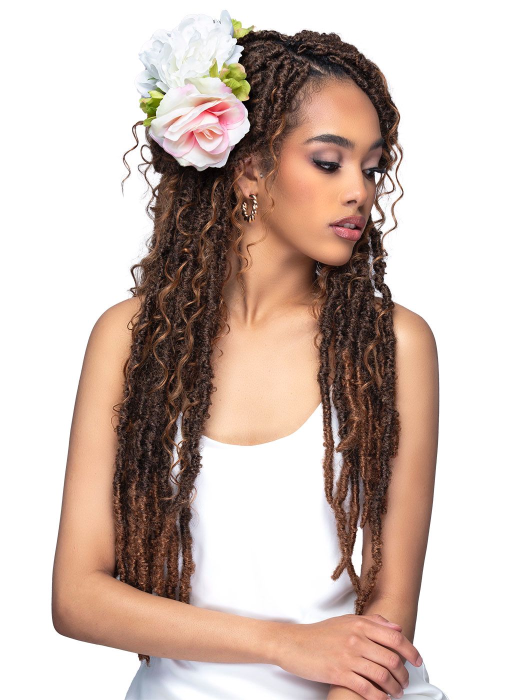 B0BBIBOSS - INFUSION DEEP CURL BOHO BOX BRAID 24 CROCHET BRAIDING HAIR