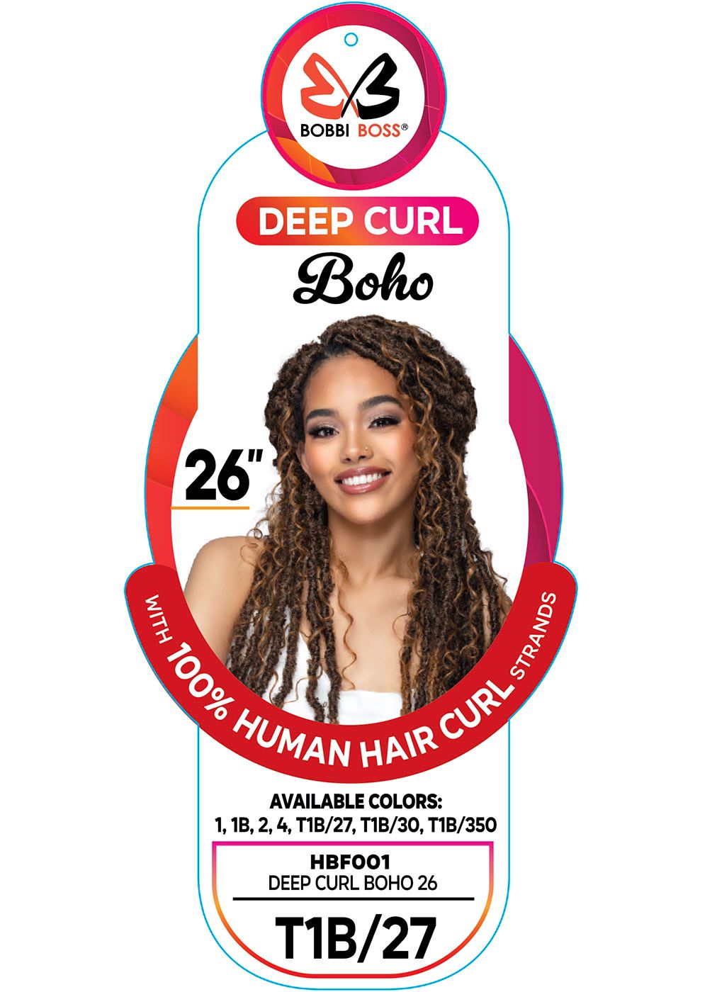 B0BBIBOSS - INFUSION DEEP CURL BOHO BOX BRAID 24 CROCHET BRAIDING HAIR