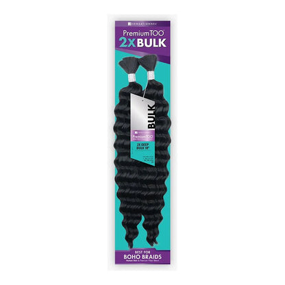 Sensationnel PremiumToo Human Hair Blend Braids - 2X Deep Bulk 18&quot;