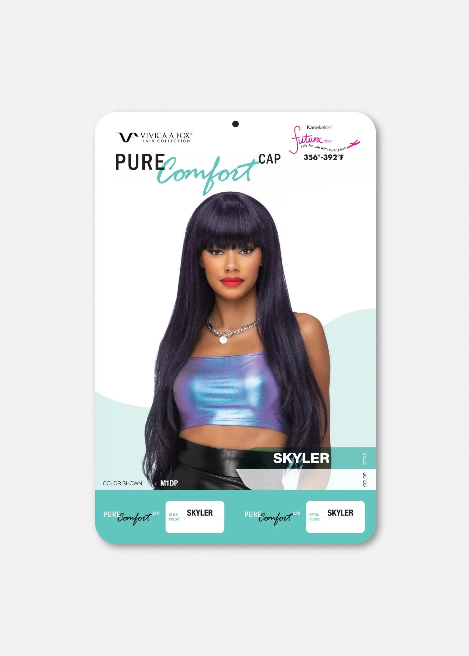 VIVICA FOX COLLECTION- SKYLER 29″ LAYERED STRAIGHT BUMP STYLE WITH FRINGED BANG WIG