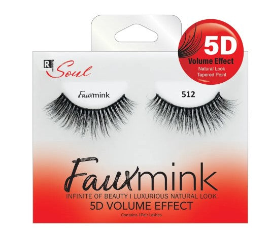 RESPONSE SOUL 5D MULTI LAYER EFFECT FAUX MINK EYELASHES 