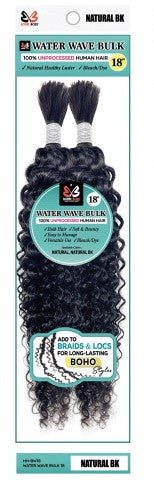 BOBBI BOSS HUMAN DEEP WAVE BULK 18&quot; BRAIDING HAIR