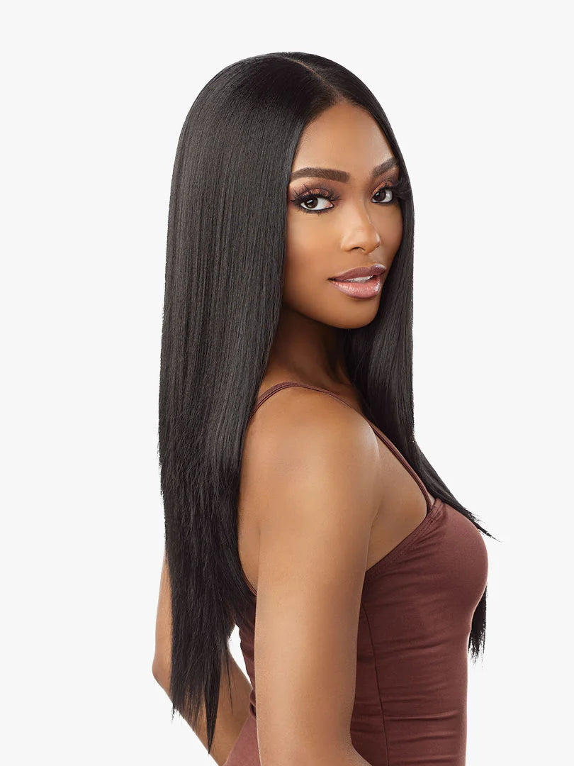 SENSATIONNEL - WHAT LACE? HUMAN HAIR BLEND LACE FRONT MARIELLA 26″ WIG