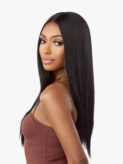 SENSATIONNEL - WHAT LACE? HUMAN HAIR BLEND LACE FRONT MARIELLA 26″ WIG