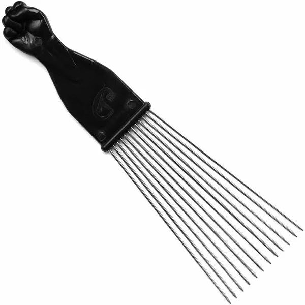 STELLA COLLECTION - LONG/PAN SHAPED METAL FIST PIK COMB