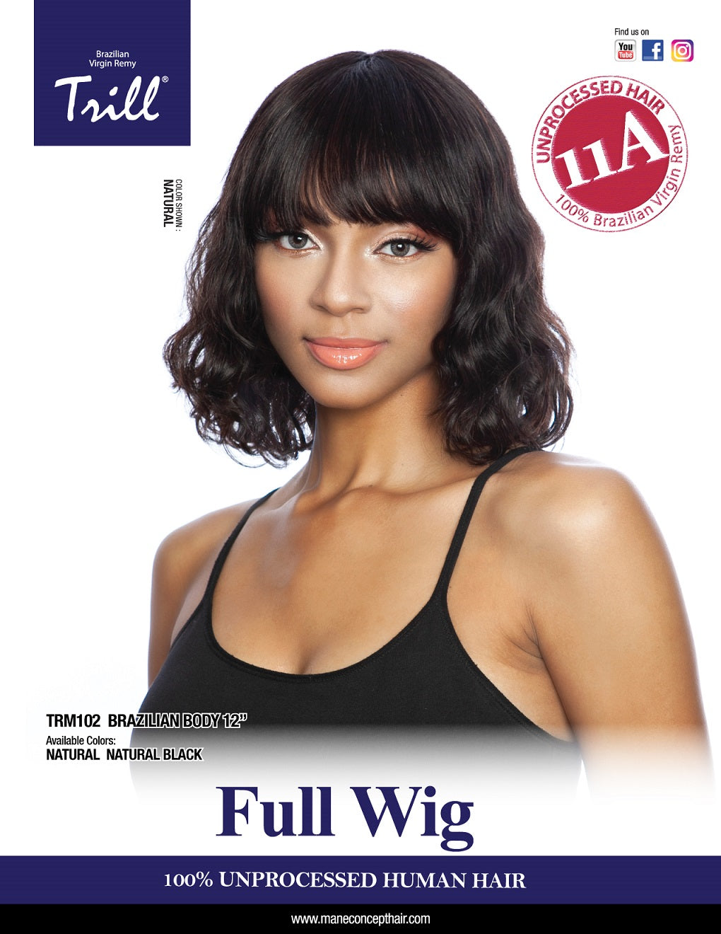 TRILL - TRM102-11A FULL WIG