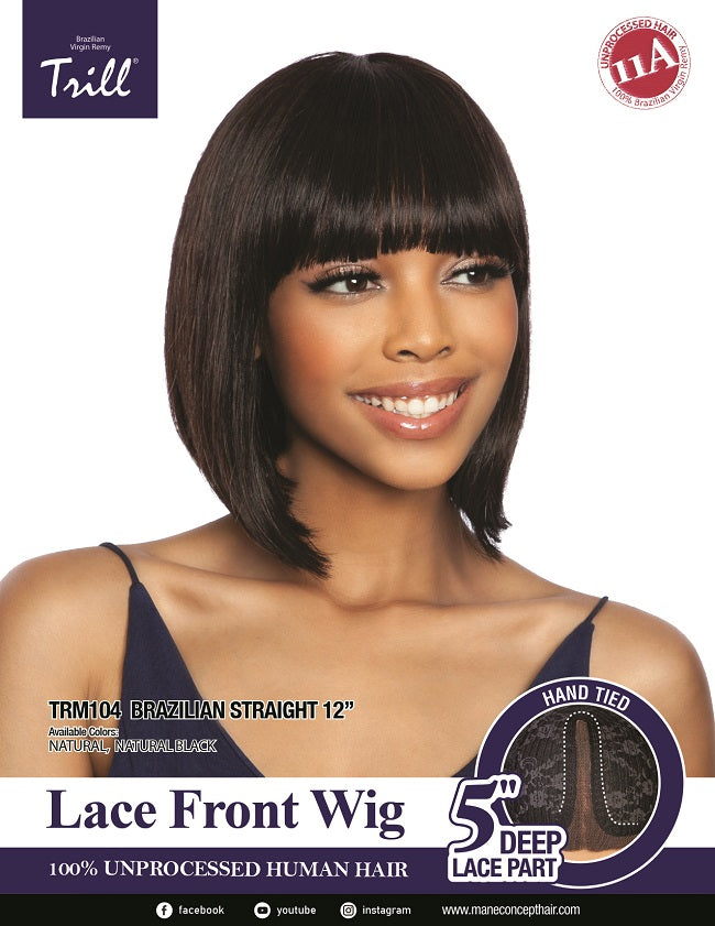 TRILL - TRM104 - BRAZILIAN STRAIGHT 12&quot; WIG